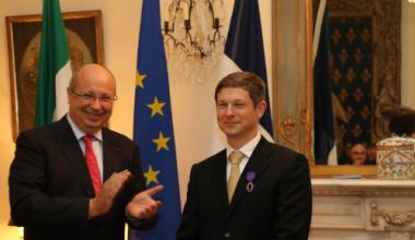 Professor Jean Christophe Desplat receives the title of Chevalier de l’Ordre des Palmes Académiques