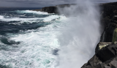 waves on aran island inis meain