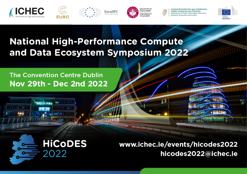 HiCoDES 2022 Convention Centre Dublin Nov 29- Dec 2 2022