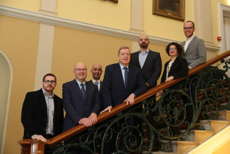 Dr. Trujillo with the other TCD awardees and SFI Director Mark Ferguson